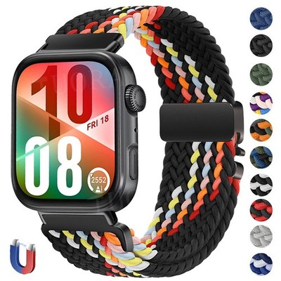Nylon Braided Watch Band For Huawei Watch Fit 3/Fit 4/Fit 5Pro Replacement Strap