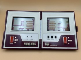 Nintendo Game & Watch Pocketsize MARIO BROS.  MW-56 1983 With Box