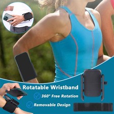 Rotatable Wristband Phone Holder Armband Cell Phone Bag Sports Holder Hot New