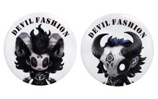 Devil Fashion Merch Pin Buttons Badges Jewelry Accessory Customize Brooch Badges