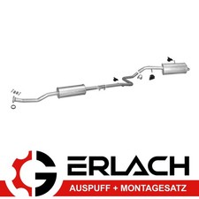 Pot d'échappement Citroen C2