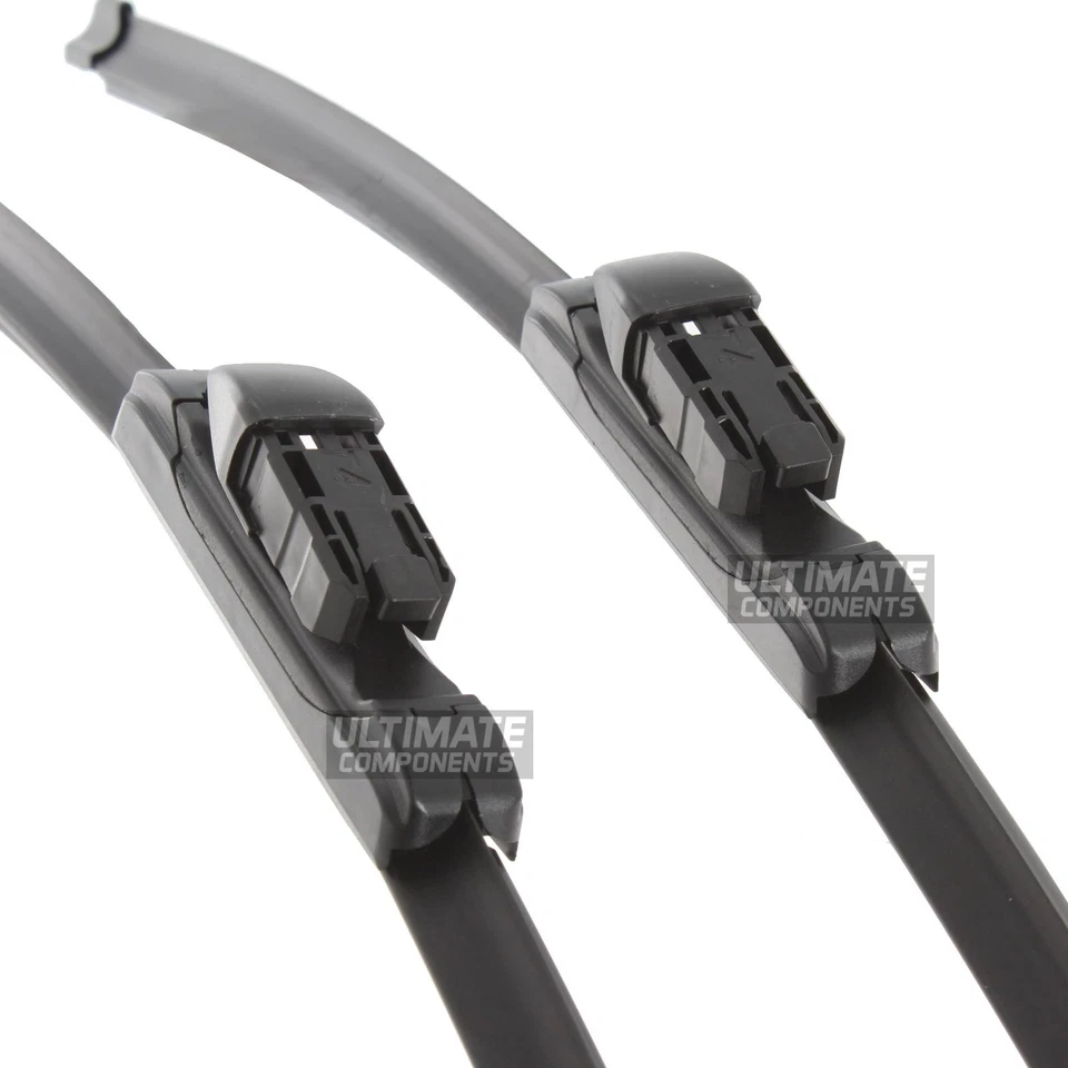Front Windscreen Aero Wiper Blades Set Fits Chevrolet Volt 2011-2015 Exact Fit - Image 2 of 3