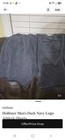 Hollister Men's Navy Logo Athletic Shorts S Drawstring Elastic Waist Pockets — photo 2