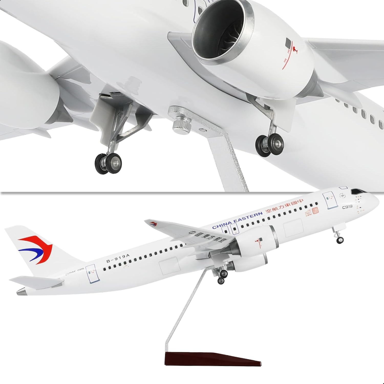 China Eastern Airlines COMAC C919 B-919A Desk Jet Model 1/80 Model AZ ...