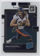2022 Panini Donruss Optic Rated Rookie Greg Dulcich #288 0c6