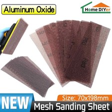 Image of Dust Free Mesh Sanding Sheet 93x230mm Hook & Loop Sanding Pads Net 80~1000 Grit