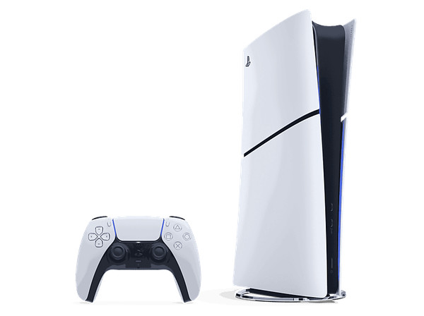 Consola - Sony PS5 Slim Digital Edition, 825 GB SSD, 4K, 1 mando, Chasis E,