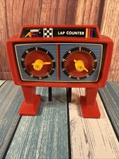 VTG - AURORA AFX Overhead LAP COUNTER 1493 Red/Blue HO SLOT CAR