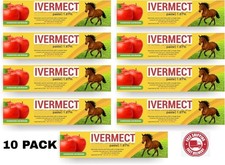 10 Pack In Box Paste Horse Dewormer Apple Flavor wormer US