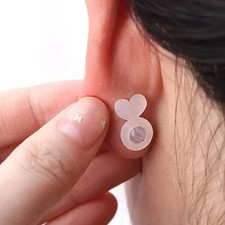 Ear Lifters - Comfortable Earring Backings for Support - Acrylic Clear Stopper