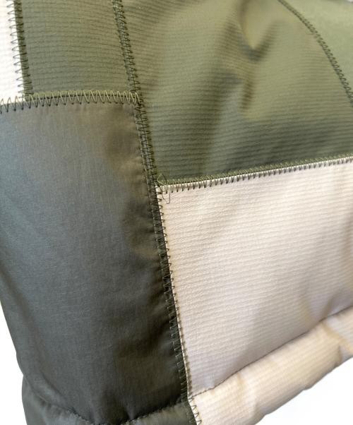 Nylon Ripstop Ester Patchwork Nuptse Down Jacket - image 8