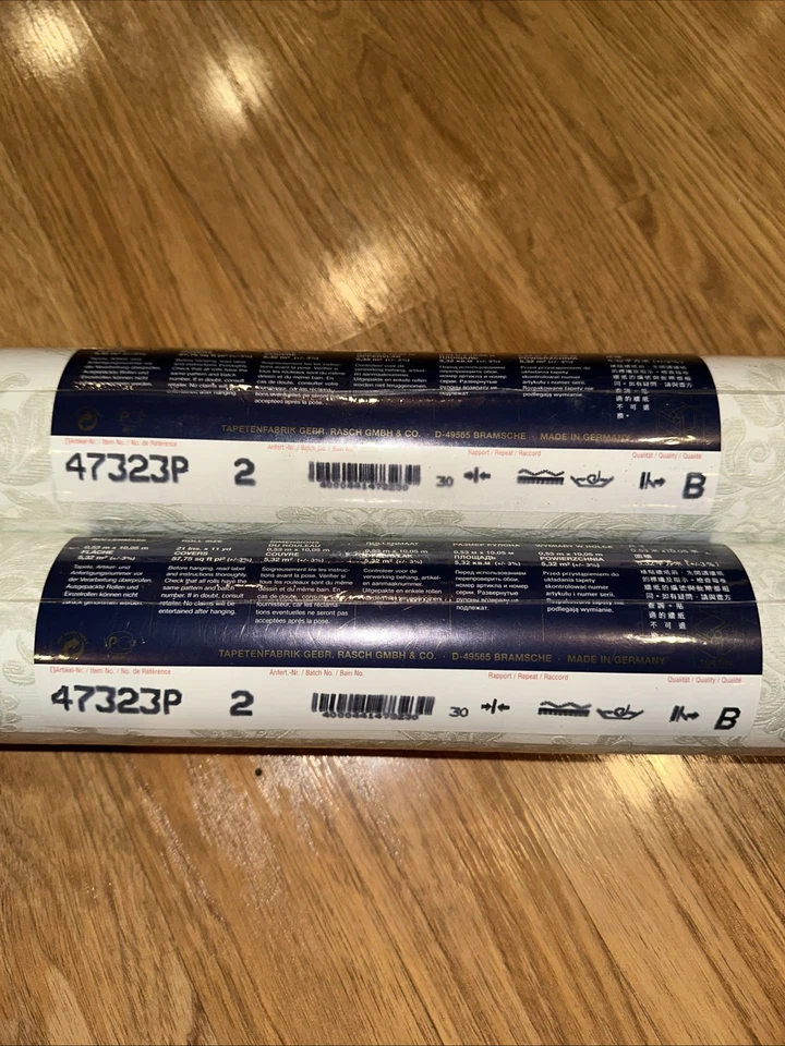 Rasch Exclusivo Papel Pintado en Relieve Crema con Salvia Luz 21”x 11 Yardas Foto 4 de 4