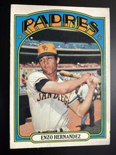 1972 Topps #7 Enzo Hernandez - San Diego Padres