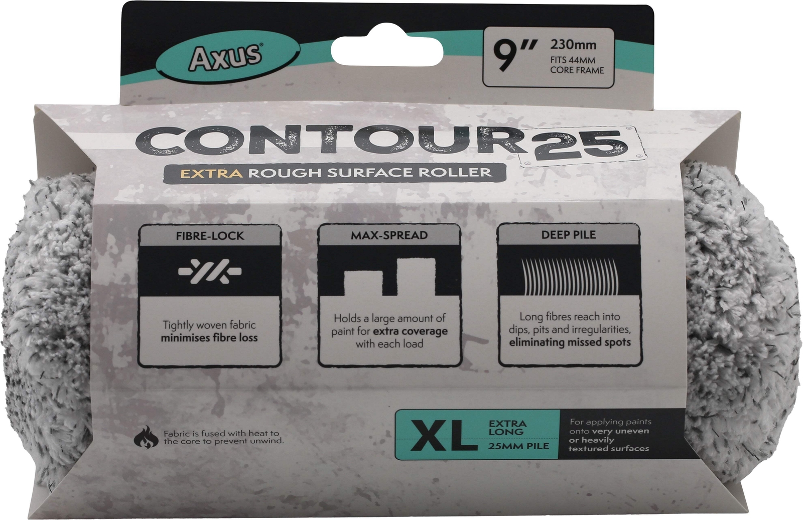 Axus Decor Contour 25 Roller 9"" XL Pile