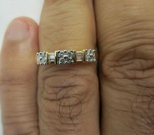 14K Gold Diamond Wedding Band Dia .60 Carat F-SI1/VS2  3.10 Grams Value 3,750