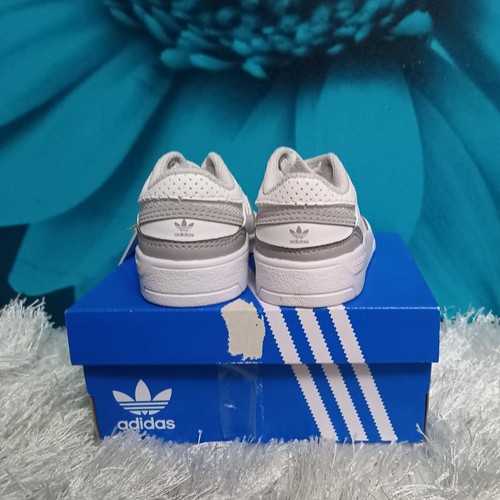 Zapatillas Adidas Originales Drop Step Low Infantil Blanco/Gris (Varias Tallas) - Imagen 4 de 13