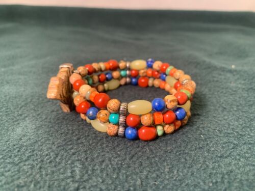 Carolyn Pollack Sterling Silver Beaded Bear Stretch Bracelet - Picture 8 of 15