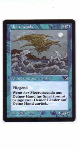 MTG GERMAN PORTAL SECOND AGE SEA DRAKE NM/M MAGIC THE GATHERING CARD RARE - Picture 4 of 6