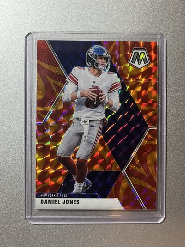 Daniel Jones New York Giants Panini Mosaic NFL 2020 ORANGE REACTIVE MOSAIC - Bild 1 von 4