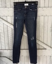 Frame Distressed Skinny Jeans Size 26