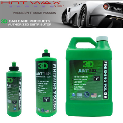 3D AAT 502 Finishing Polish Step 2 No Holograms or Fillers Low Dust Easy Cleanup