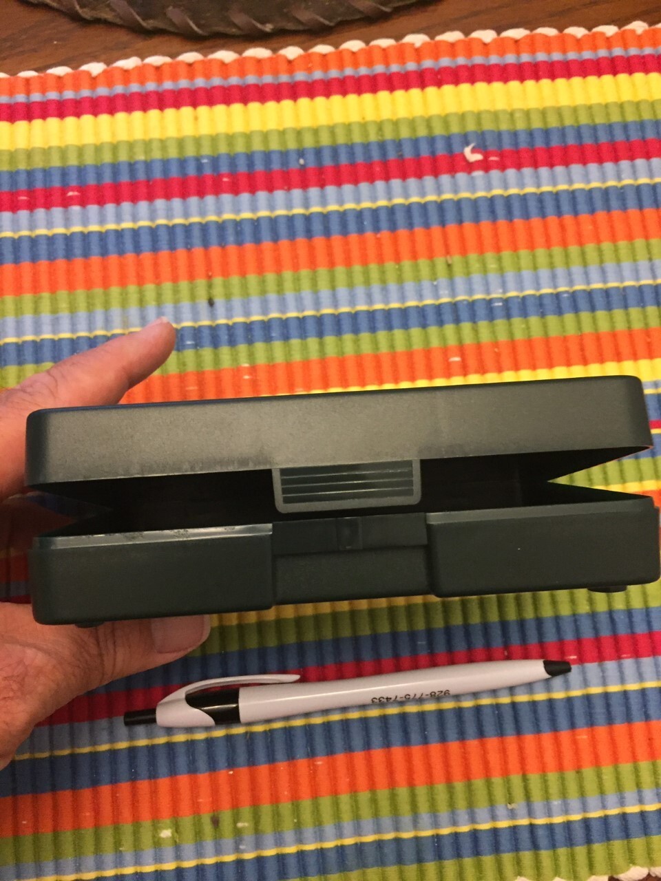 Vintage Shannon's Plastic Fly Fishing Box Holder Good Condition eBay