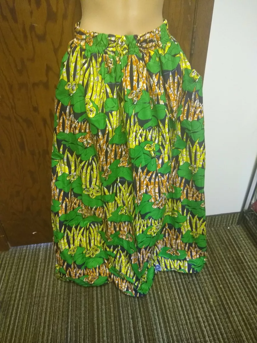 African wax cheap print skirt