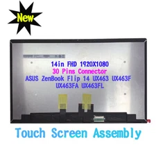 For ASUS ZenBook Flip 14 UX463 UX463F UX463FA UX463FL LCD Touch Screen Digitizer