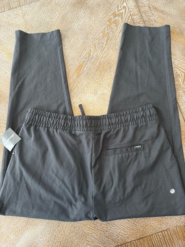 Pantaloni alla caviglia Eddie Bauer grigi nuovi con etichette grande coulisse vita 38” cuciture interne 28” - Foto 7 di 8