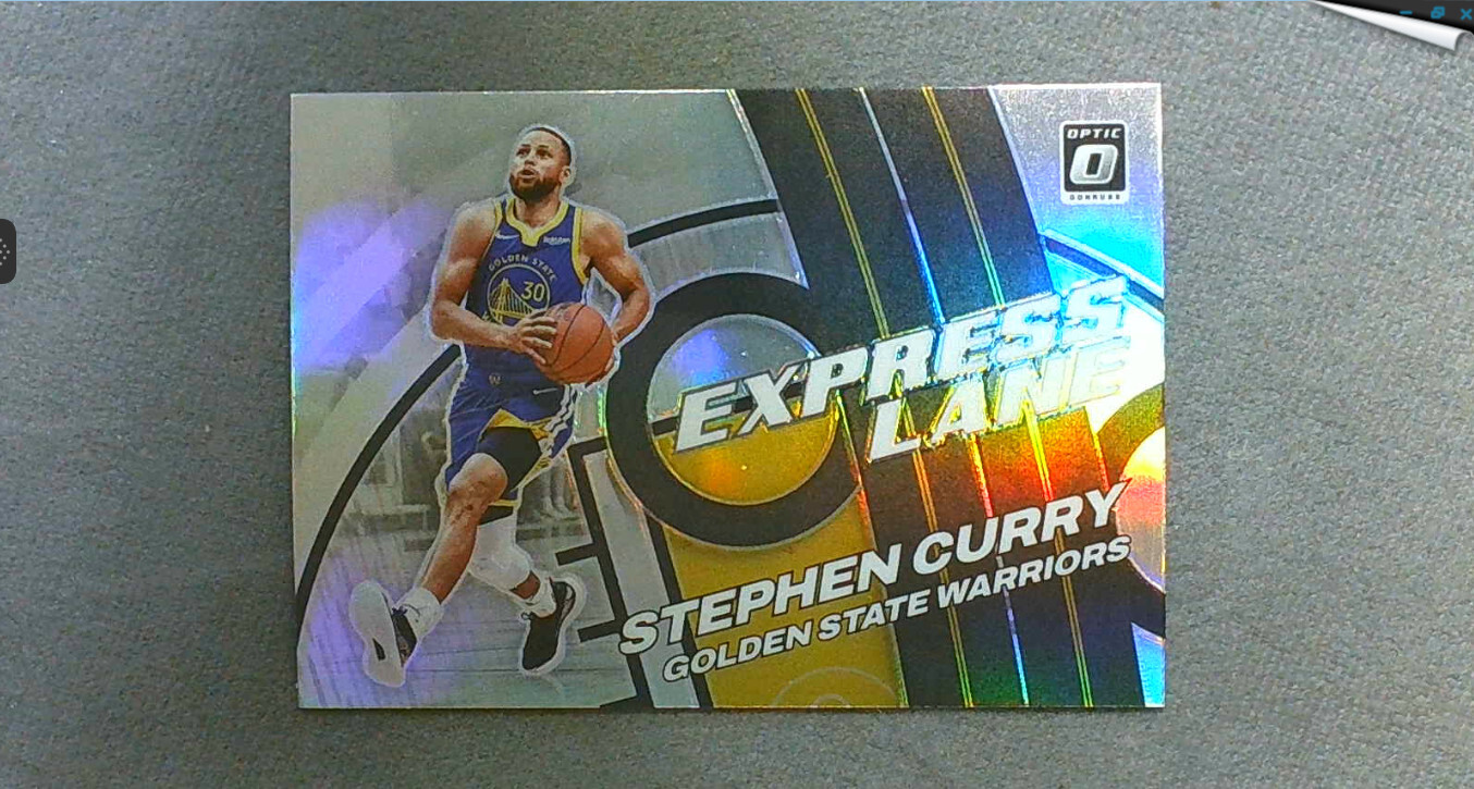 2021-22 Donruss Optic Express Lane Silver Holo Prizm #4 Stephen Curry Warriors