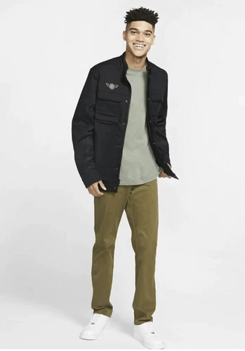 Hurley X RSD Mens Size Small Roland Sands Moto Beach Jacket Black image 10