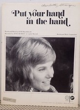 Put Your Hand In The Hand - Gene MacLELLAN - Sheet Music  1970