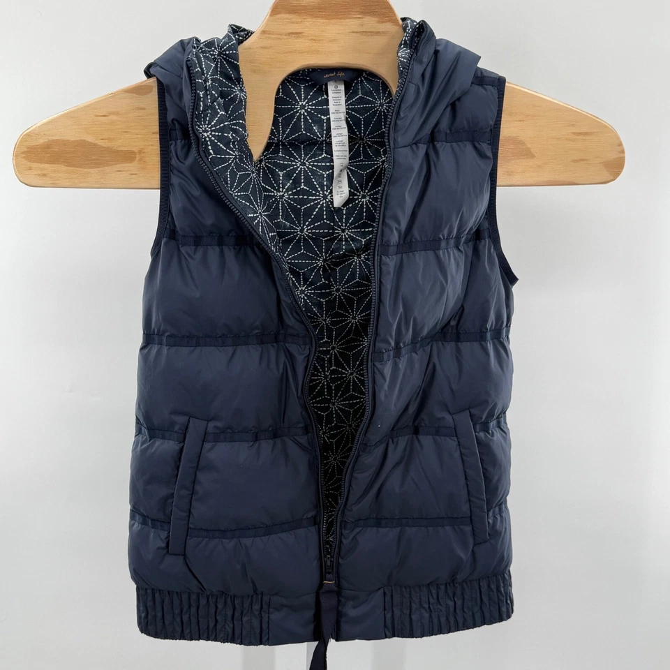 Chaleco acolchado con capucha sin mangas Lululemon Athletica talla 6 Foto 3 de 4