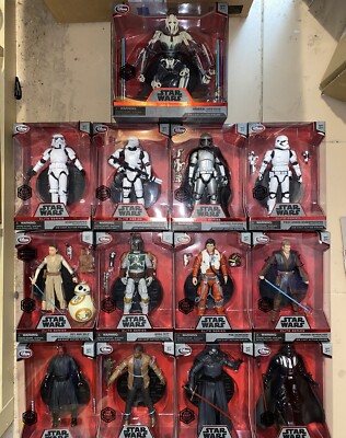 Brand New 13-Pack Disney Star Wars Elite Series 12'' Action Figures, Unopened