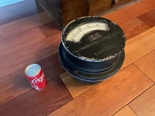 Antique Massive Weston Electrical Instrument NJ MEGAWATTS meter Model 216 1890