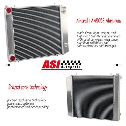 3 ROWs All Aluminum Radiator FOR Land Rover Defender Discovery 300TDI ...
