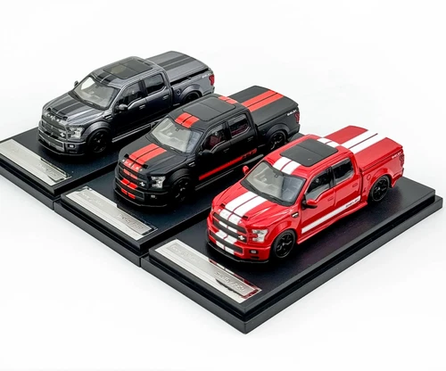 Lustiger 1:64 F-150 Shelby Pickup Truck Sport Muscle Modell Diecast Metall Auto - Bild 3 von 33