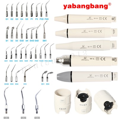 Dental Ultrasonic Scaler Handpiece/Tips/Wrench/fit EMS Woodpecker/DTE/SATELEC N