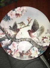 LENA LIU'S "Melody Of Daybreak" Natures Poetry Series - Collectors Plate Birds