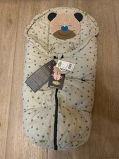 Odenwälder Babynest Mucki Fußsack für Tragewanne und Autositz NEU Sterne creme