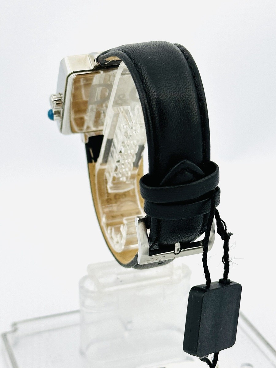 D&G WATCH STRAP , DW0514 , BLACK LEATHER, MEDICINE MAN, D&G STRAP