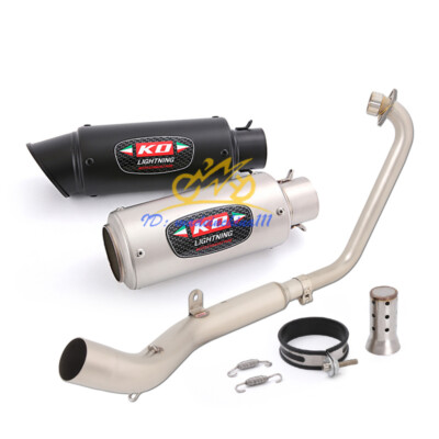 For Zontes ZT125 U1 G1 2021-2023 Whole System Muffler Exhaust Front Link Pipe