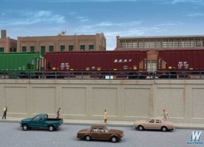 NEW Walthers 933-3882 Urban Retaining Walls Kit N Scale FREE US SHIP