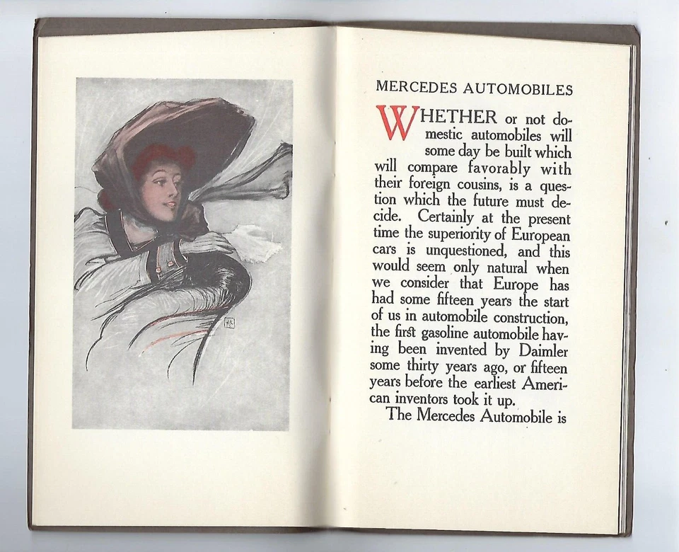 1906 The American Mercedes, Reprint 1961, Booklet/Brochure - Image 3 of 4