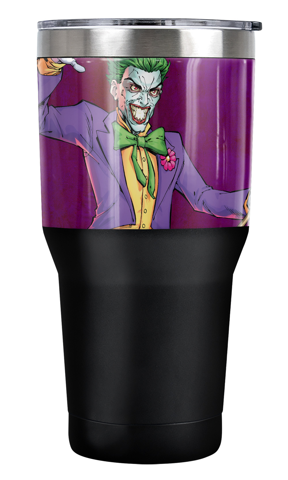 Batman Logo Joker Character Tumbler 30oz Vacuum Insulated & Double Wall
