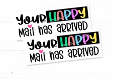 60 Pcs Your Happy Mail has Arrived Labels Envelope Seals Scrapbook Stickers