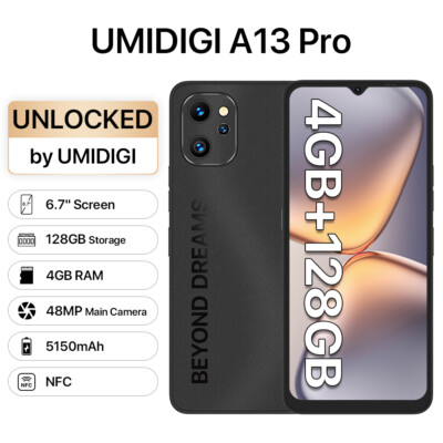 UMIDIGI A13 Pro 4GB+128GB 6.7'' NFC Dual SIM Unlocked Android Smartphone 