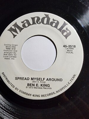 Ben E. King - Spread Myself Around (Mono Vocal) / PROMO VG+ F335