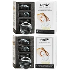 Masontops Pickle Pebble Glass Infinity Weights for Fermenting - Regular 8PK