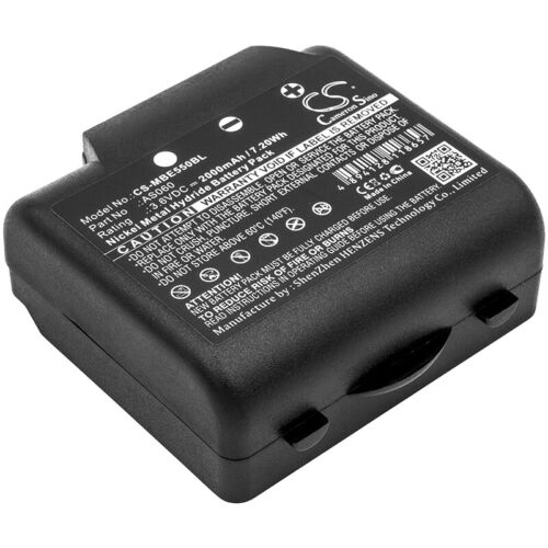 2000mAh Battery for IMET M550S THOR Black AS060 AS083 3.6V Ni-MH - Afbeelding 1 van 3